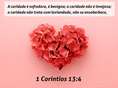 1 Coríntios 13:4 (beige)